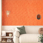 Wallercity Creative Orange Flocking Fabric Contact Paper - Image 5