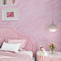 ReWallpaper 30inX16.5ft Peel and Stick Velvet Wallpaper Pink Velvet Flocked by ReWallpaper