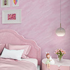 ReWallpaper 30inX16.5ft Peel and Stick Velvet Wallpaper Pink Velvet Flocked by ReWallpaper