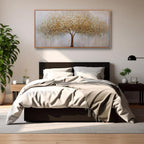 Wall Art Gold Abstract Tree of Life Framed Modern Artwork Canvas Painting - Image 4