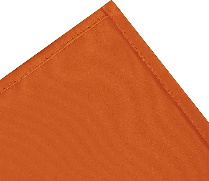 LEMOMO Orange Thermal Blackout Curtains/52 x 72 Inch/Set of 2 Panels Room - Image 6