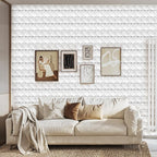 Heikki 30 Pack 3D Wall Panel for Interior Wall Décor, PVC Flower Textured Wall - Image 7