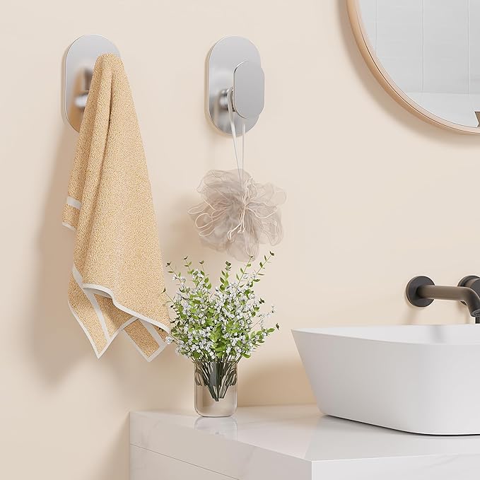 Aikzik Adhesive Towel Hooks - Image 6