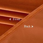 NICETOWN Orange Velvet Curtains 90 inch Long - Image 9