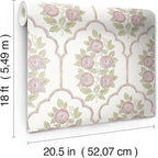NuWallpaper x Society Social Floral Bazaar Rose Water Peel and Stick Wallpaper - Image 7