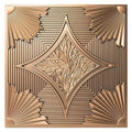 Art3d Drop Ceiling Tiles 24x24 in Bronze, 3D Wainscoting Panels Glue Up 2x2 by Art3d