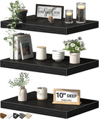 QEEIG 10" Deep Floating Shelves by QEEIG
