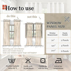 Lajode Plaid Curtains Pattern Printed 90 Inches Long - Image 9