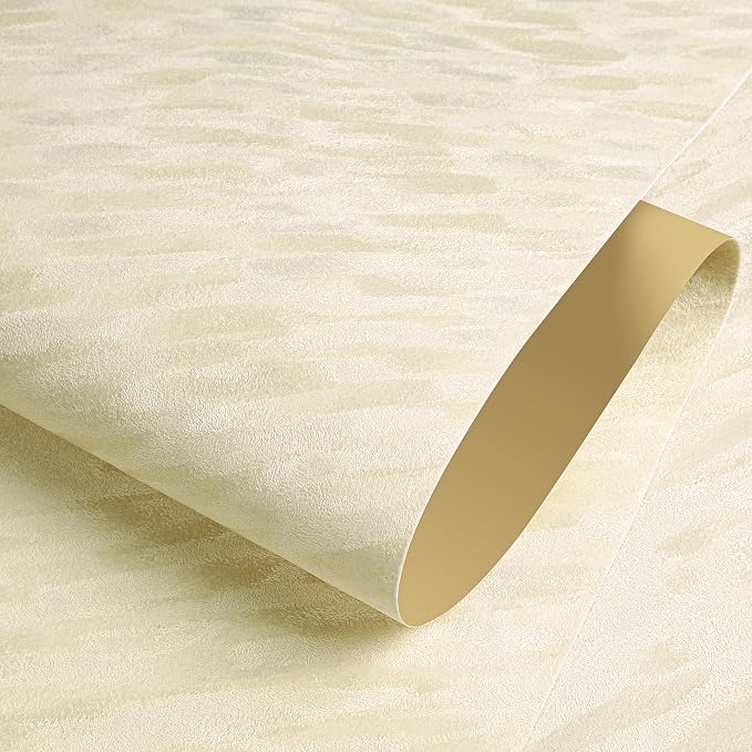 ReWallpaper Beige Velvet Wallpaper Peel and Stick Luxury Soft Velvet Flocked - Image 9