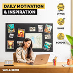 WALLHERO Large Bulletin Board, Tack Board, Cork Board Alternative - Image 5