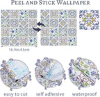 Wudnaye Peel and Stick Backsplash Wallpaper Kitchen Faux Tile Contact Paper - Image 5