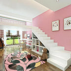practicalWs Pink Self-Adhesive Wallpaper Film Stick Paper Easy to Apply Peel - Image 4