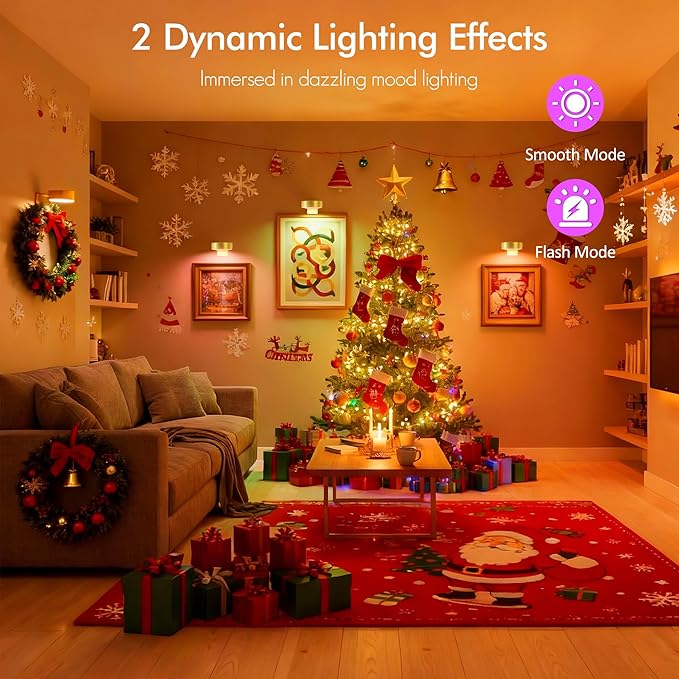 3-Pack Picture Lights for Wall, 13 RGB Color Changing Led Art Display Light - Image 4