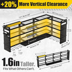 XLarge 64''W Power Tool Organizer Wall Mount | 8-Outlet TR Charging Station | - Image 5