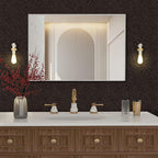 Brown Peel and Stick Self Adhesive Wallpaper - Image 4