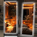 Hasipu Full Length Mirror with Lights, Full Body Dressing Standing, Hanging by Whatssuitableisthebest