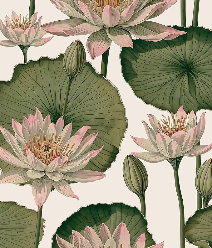Orainege Floral Wallpaper Peel and Stick Floral Contact Paper Boho by Orainege