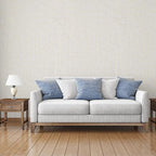 Yancorp 24"x120" Textured Fabric Cream Faux Grasscloth Peel and Stick Wallpaper - Image 4