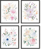 HAUS AND HUES Bouquet Set Art Print Set of 4 16x20 by HausandHuesArtPrints