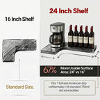 16 Inch Solid Wood Floating Corner Shelves 3 Pack - Image 4