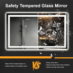 Led Mirror for Bathroom, 30x40 Bathroom Vanity Mirror for Wall - Image 6