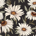 Daisy Floral Wallpaper Peel and Stick Boho Wallpaper by Laatse