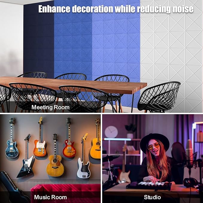 Sonicism 12 Pack X-Lined Acoustic Panels - Image 7