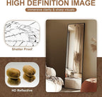 Delma Wall Full Length Mirror, Standing Mirror Full Body, Large Floor - Image 3