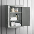 Crosley Furniture Savannah Wall Mounted Bathroom Storage Medicine Cabinet - Image 9