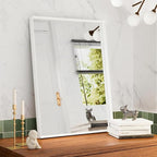 36x30 Inch White Bathroom Mirrors - Image 5