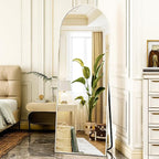 HARRITPURE 64"x21" Arched Full Length Mirror Free Standing Floor Mirrors - Image 7