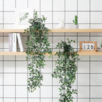 BLEUM CADE Fake Hanging Plants, Faux Mandala Vines Hanging Plant Greenery - Image 3