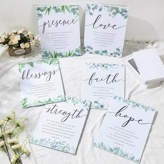 Sacubee 6 Pack Acoustic Christian Art Panels 12" x 16" Faith Hope Love - Image 4