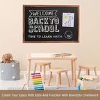 Magnetic Chalkboard Black Board 46 x 32, Extra Large Chalk Board Blackboard - Image 3