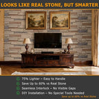 ROOMTEC 1-Pack Faux Stone Wall Covering Panels - Image 4
