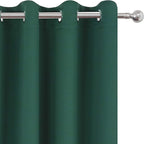 LEMOMO Dark Green Blackout Curtains/52 x 84 Inch Long/Set of 2 Curtain - Image 7