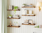 Fixwal 15.8in Floating Shelves, Farmhouse Shelf Wall Decor - Image 6