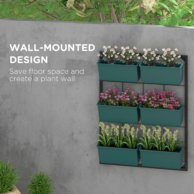 Outsunny 3-Tier Wall Planter - Image 3