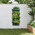 Vertical Wall Planter with 24 Pots, Hanging Garden Plant Flowerpot Holder - Image 7