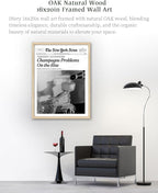 iHery Champagne Problems On the Rise Newspaper Headline Framed Wall Art - Image 3