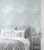 Heroad Peel and Stick Wallpaper Blue and White Vintage Forest Animals Floral - Image 3