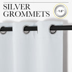 NICETOWN Bedroom Blackout Curtains Panels, 1 Pair, 55 inches by 92 Inch - Image 2