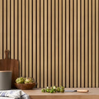 COMSTICKC 3D Faux Wood Wall Sticker, Peel and Stick Wall Covering, DIY - Image 2