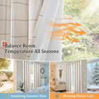 Lajode Brown Plaid Patterned Curtains Thermal Insulated - Image 7