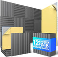 12 Pack Sound Proof Foam Panels by Unknown