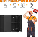 Garage Wall Cabinet, Metal Wall Cabinets - Image 9