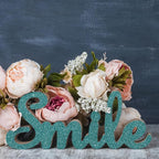 CRE8TIVE 8"x354" Teal Blue Glitter Wallpaper Stick and Peel Wall Border Fabric - Image 5