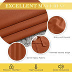 NICETOWN Burnt Orange Blackout Curtain - Image 6