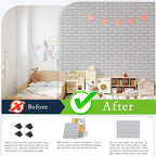 12Pack Acoustic Wall Panels, High Density Decorative Acoustic Foam Sound - Image 5