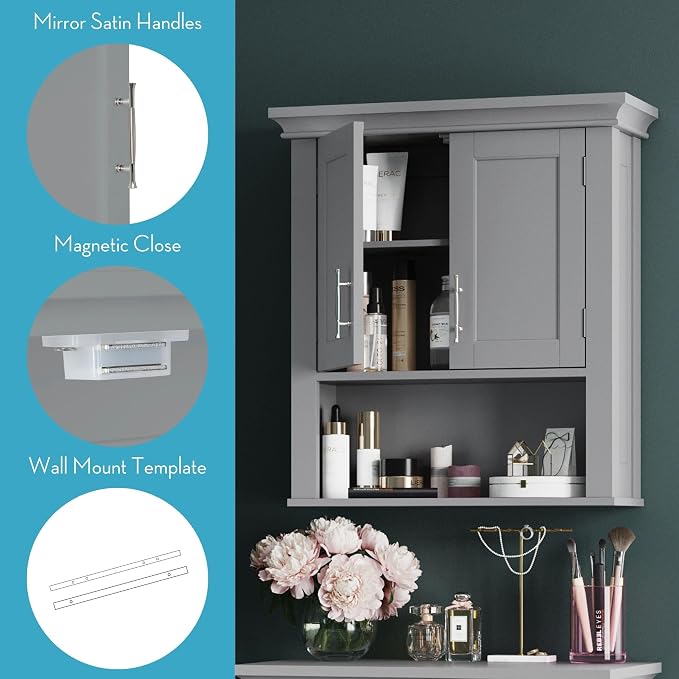 RiverRidge Somerset Two-Door Bathroom Storage, Set 1 - Image 6